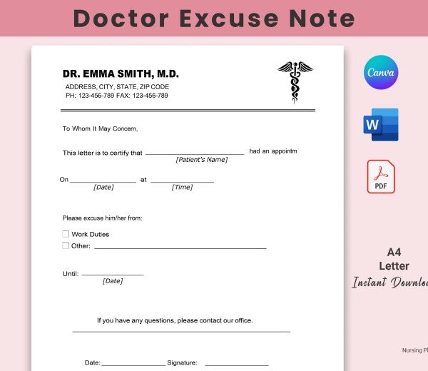 Doctors Note: Everything You Need to Know About Real Doctors Notes for Work